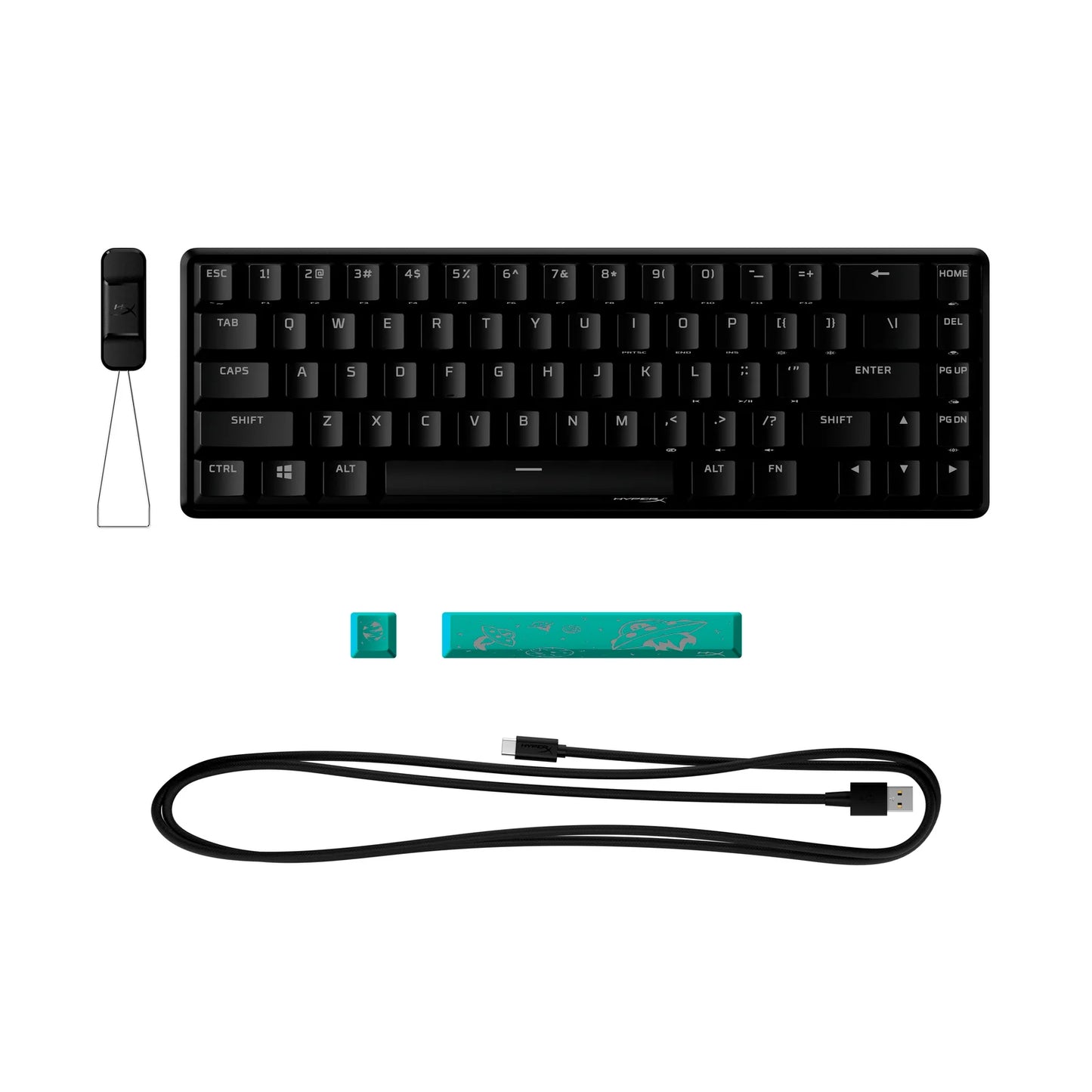HyperX Alloy Origins 65 Mechanical Gaming Keyboard Aqua Switch