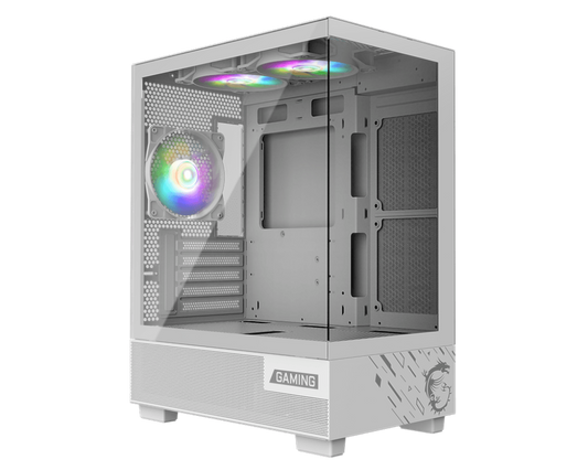 MSI PAG PANO M110A M-ATX Mid Tower Cabinet (White)