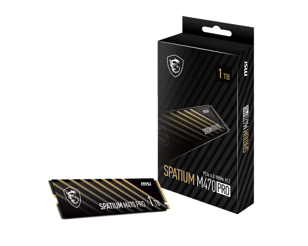 MSI Spatium M470 PRO 1TB NVMe Gen4 SSD