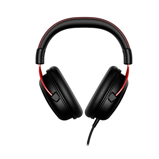 HyperX Cloud II Wired Over Ear Headphones with Mic – Red