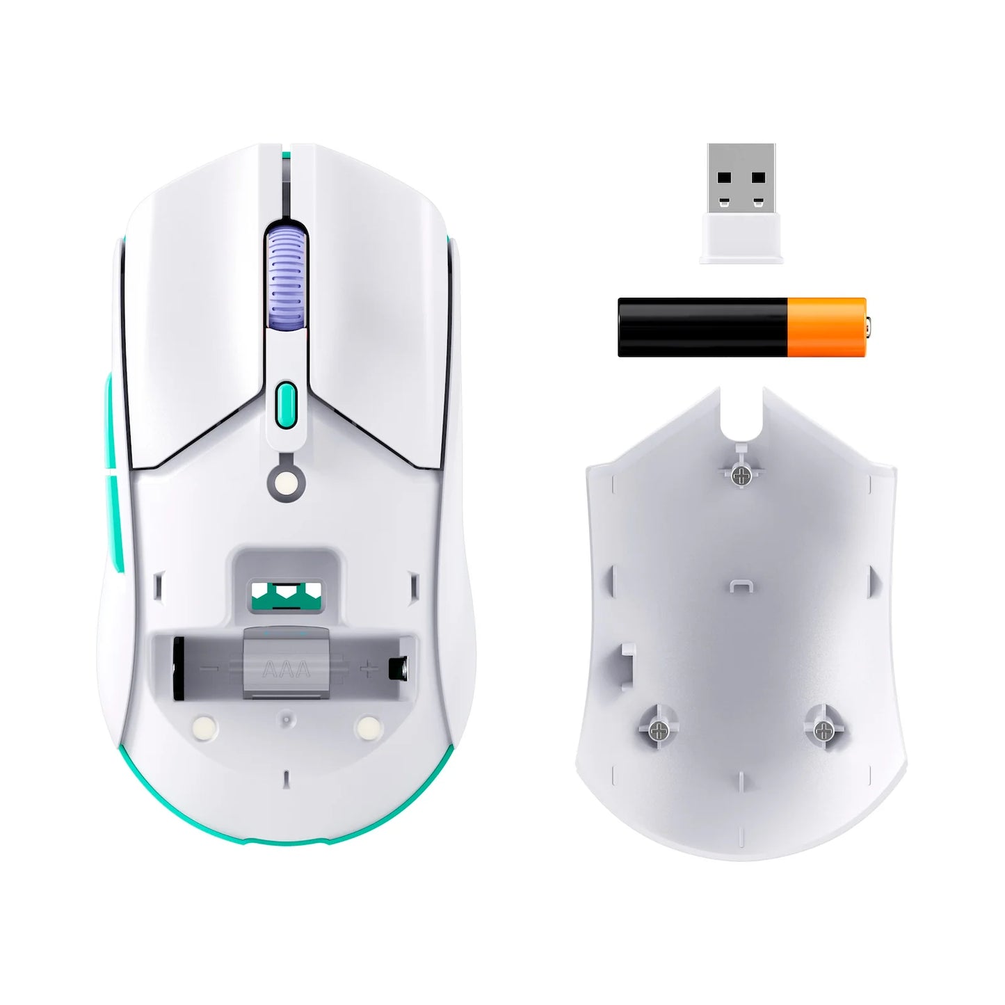 HyperX Pulsefire Haste 2 Core - Wireless Gaming Mouse (White)